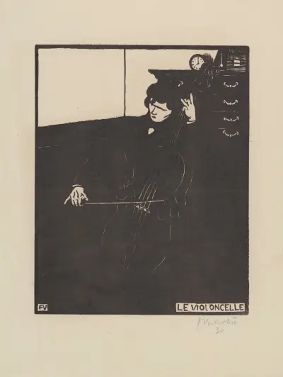 Le violoncelle av Félix Vallotton