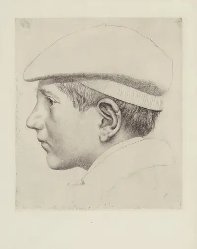 L’enfant au béret av Félix Vallotton