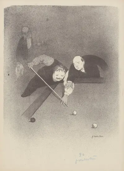 Les Raseurs av Félix Vallotton