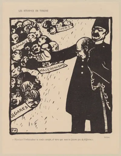 Les réformes en Turquie av Félix Vallotton