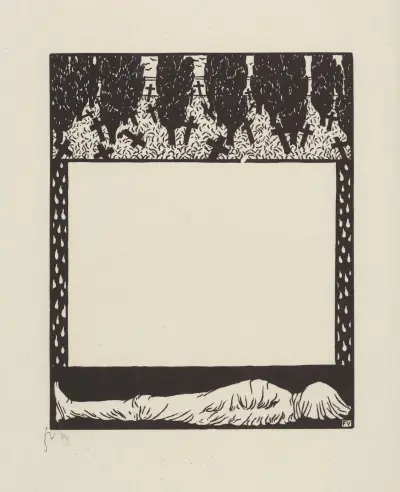 Lettre de faire-part av Félix Vallotton