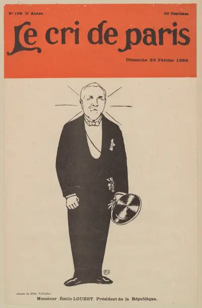 Monsieur Émile Loubet. Président de la République av Félix Vallotton