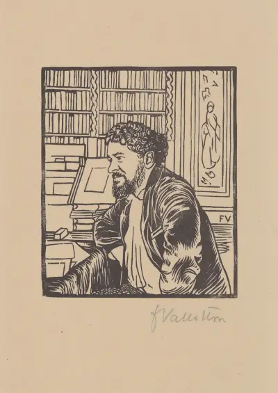 Octave Uzanne av Félix Vallotton