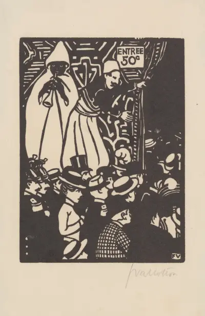 Rue du Caire av Félix Vallotton
