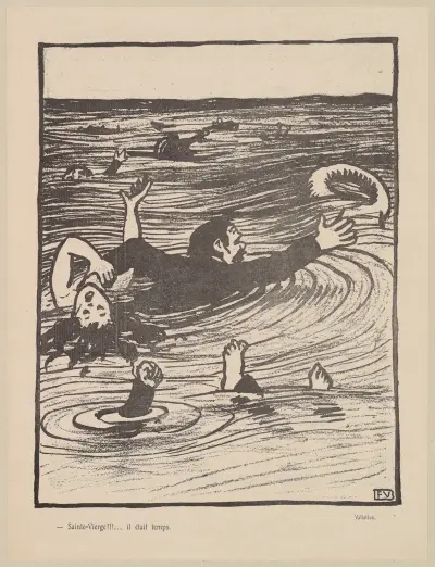 Sainte-Vierge!!!…. il était temps av Félix Vallotton