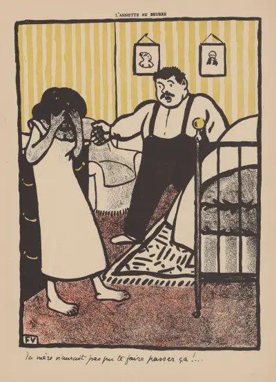 Ta mère n’aurait pas pu te faire passer ça! av Félix Vallotton