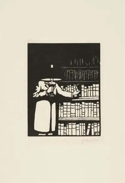 The Bibliophile av Félix Vallotton
