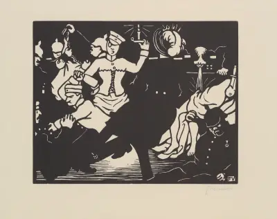 The Orgy (L’Orgie) av Félix Vallotton