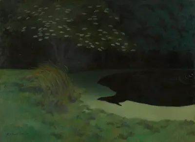 The Pond (Honfleur) av Félix Vallotton