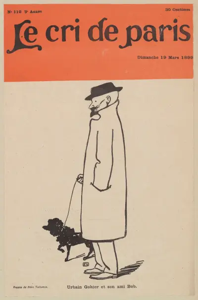 Urbain Gohier et son ami Bob av Félix Vallotton