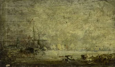 Antwerpen, marinen av Félix Ziem