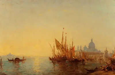 Bacino di San Marco av Félix Ziem