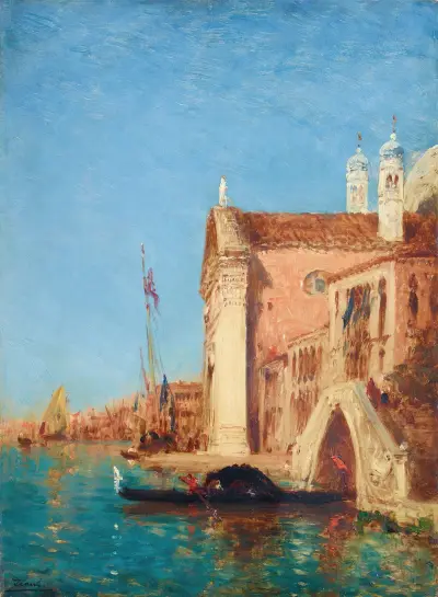 Kyrkan Gesuati, Venedig av Félix Ziem