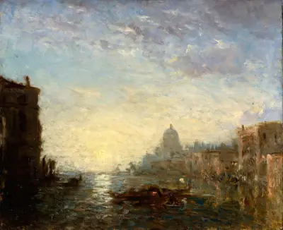 La Salute, morgoneffekt av Félix Ziem