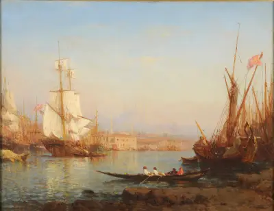 Le Bosphore av Félix Ziem