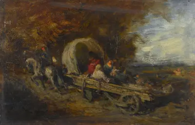 Le chariot av Félix Ziem