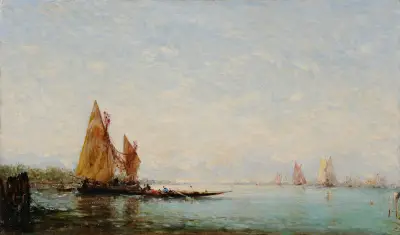 Marine (Constantinople) av Félix Ziem