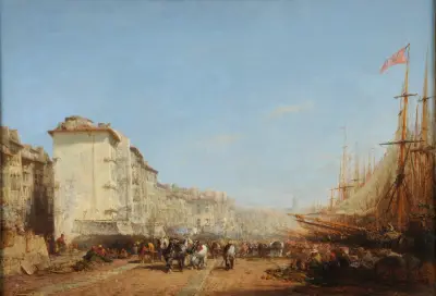 Marseille, gamla hamnen av Félix Ziem