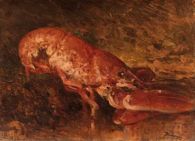 Nature Morte Au Homard av Félix Ziem