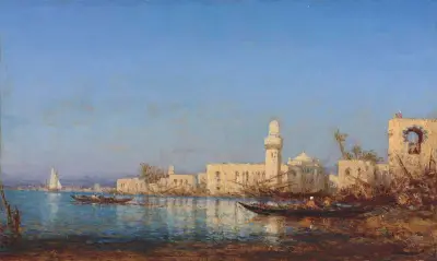 Tripoli d’Afrique av Félix Ziem