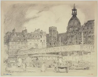Förstoring av La Samaritaine av Ferdinand Boberg