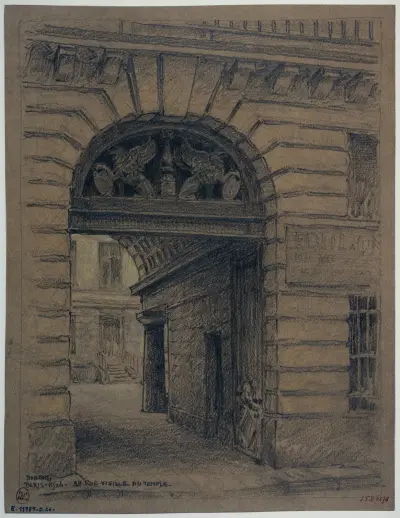 Huset nr 24 på rue Vieille-du-Temple av Ferdinand Boberg