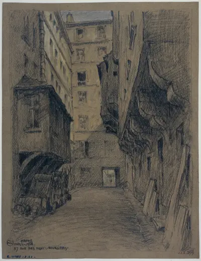 La maison nº37 rue des Francs Bourgeois av Ferdinand Boberg