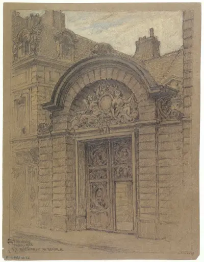 La maison nº47 de la rue Vieille-du-Temple av Ferdinand Boberg