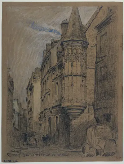 La maison nº54 rue Vieille-du-Temple av Ferdinand Boberg