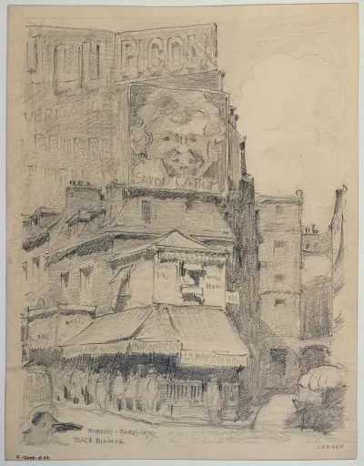 La place Blanche av Ferdinand Boberg