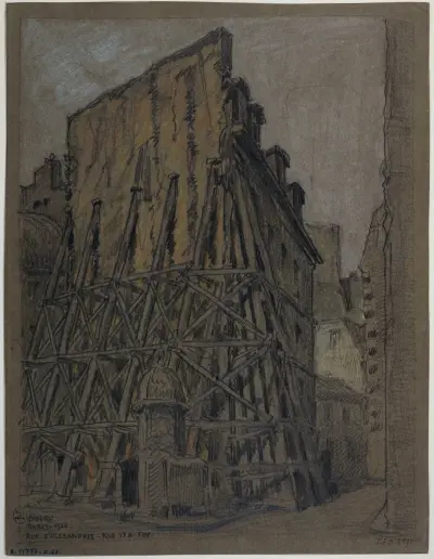 Rue d’Alexandrie och rue Sainte-Foy av Ferdinand Boberg