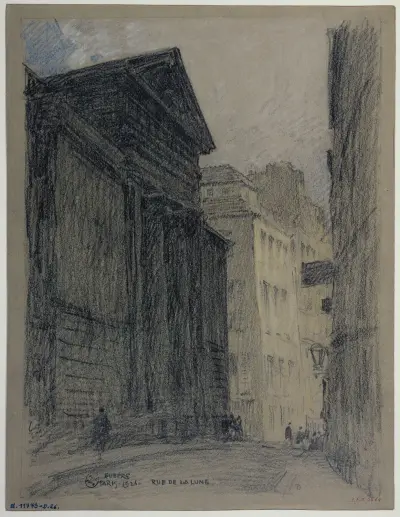 La rue de la Lune av Ferdinand Boberg