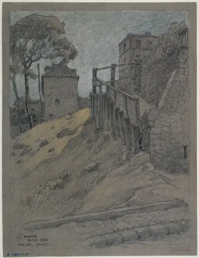 Die Rue des Saules, 1926 – Nr. 2 von Ferdinand Boberg