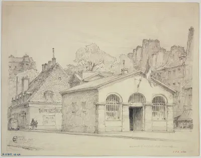 La rue du Faubourg Saint-Antoine et la rue de Montreuil av Ferdinand Boberg