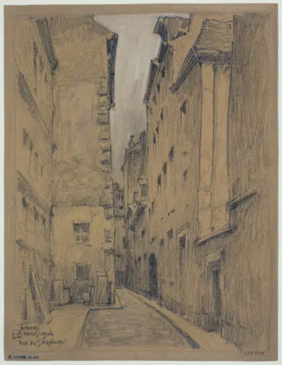 La rue du Prévôt av Ferdinand Boberg