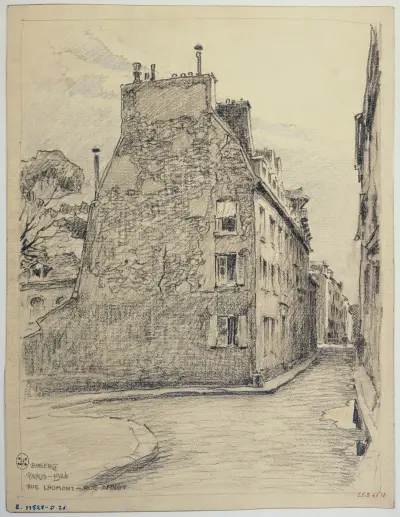 La rue Lhomond et la rue Amyot av Ferdinand Boberg