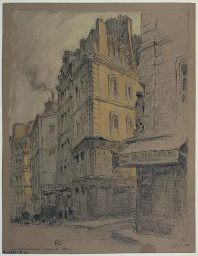 Rue Poissonnière a Rue de Cléry, Ferdinand Boberg