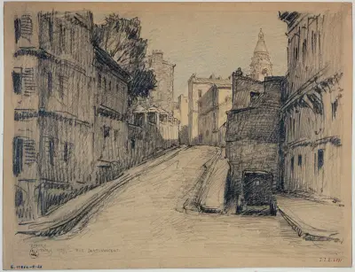 Rue Saint-Vincent av Ferdinand Boberg