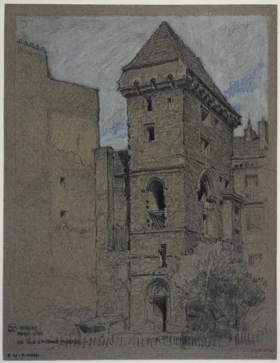 Tornet till Jean-sans-Peur, 20 rue Étienne Marcel av Ferdinand Boberg