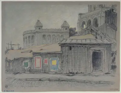 Framför Sacré-Cœur av Ferdinand Boberg