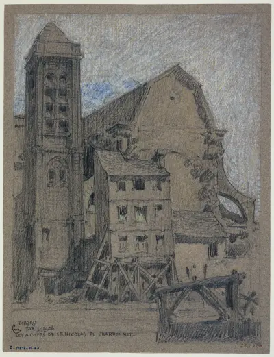 Kyrkan Saint-Nicolas-du-Chardonnet av Ferdinand Boberg
