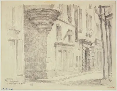 Maison, 5 rue Hautefeuille av Ferdinand Boberg