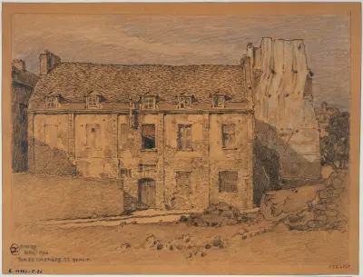 Maison, rue du Cimetière Saint Benoit av Ferdinand Boberg