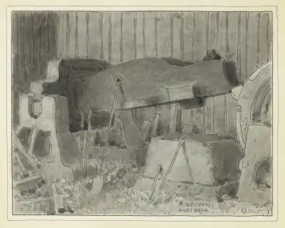 Nyby Bruk av Ferdinand Boberg
