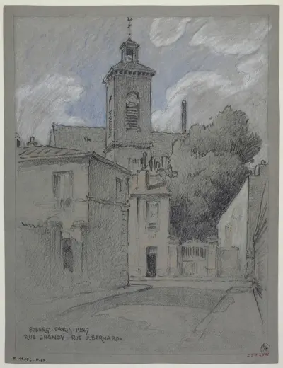 Rue Chanzy et rue Saint-Bernard av Ferdinand Boberg