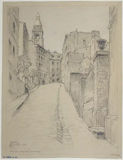 Rue du Chevalier de la Barre av Ferdinand Boberg