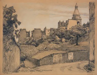 Terrains vagues à Montmartre av Ferdinand Boberg