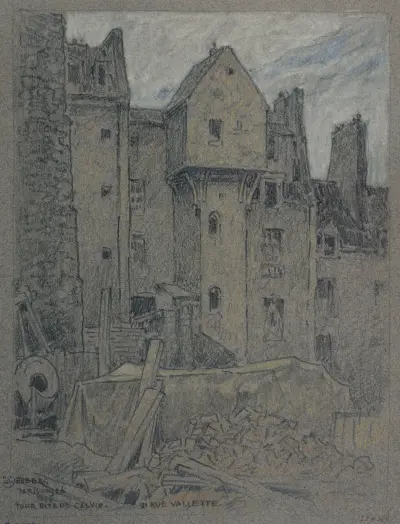 Tour dite de Calvin, 21 rue Valette av Ferdinand Boberg