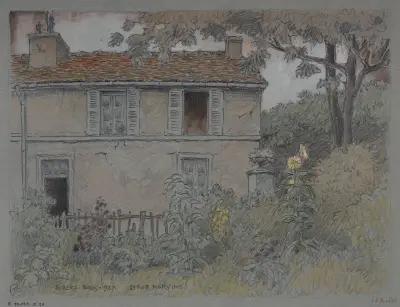 Une maison, 24 rue Norvins av Ferdinand Boberg