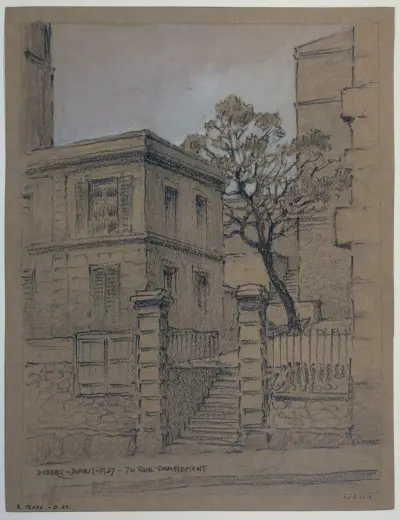 Kamienica, 70 rue Damrémont, Ferdinand Boberg
